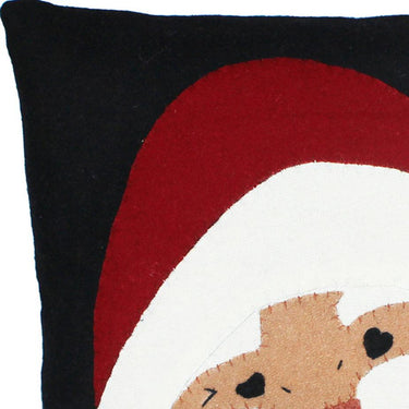 Jolly St Nick Black Pillow PL033019 - The Fox Decor